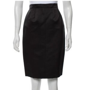 Chanel Silk pencil skirt